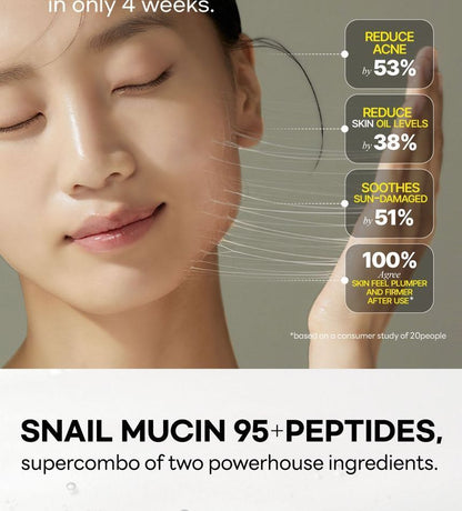 Jumiso Snail Mucin 95 + Peptide Facial Essence 140ml